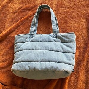 Gap Denim Puffer Tote